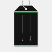 Kinder Dinosaurus Verjaardag Party Gift Label Cadeaulabel (Achterkant)