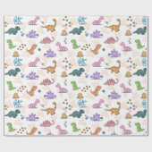 Kinder dinosaurusfeestje cadeau voor papier (Vlak)