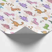 Kinder dinosaurusfeestje cadeau voor papier (Hoek)