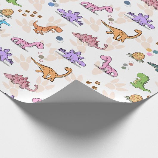 Kinder dinosaurusfeestje cadeau voor papier (Hoek)