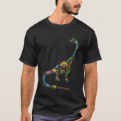 Kinder dinosaurussen als Brontosaurus T-shirt (Voorkant)