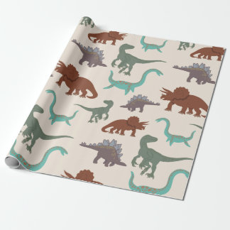 Kinder dinosaurussen cadeaupapier