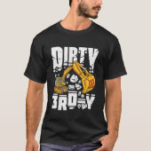 Kinder Dirty 3e Y graafmachine constructie 3e gebo T-shirt (Voorkant)