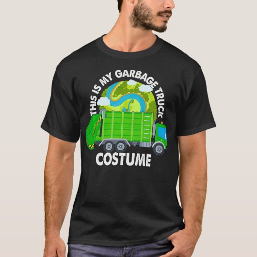 Kinder dit is mijn vuilniswagen Costume Recycling T-shirt (Voorkant)