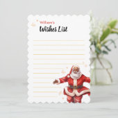 Kinder DIY Blank Verlanglijstje Activiteit Geperso Kaart (Staand voorkant)