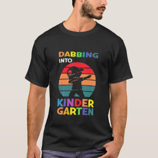 Kinder dobbending in Kindergarten Preschool Dab Gu T-shirt
