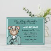 Kinder Doctor Uitnodigingen (Staand voorkant)