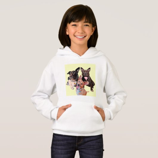 Kinder Doggies Dexter Duke & Lucy Hoodies (Voorkant volledig)