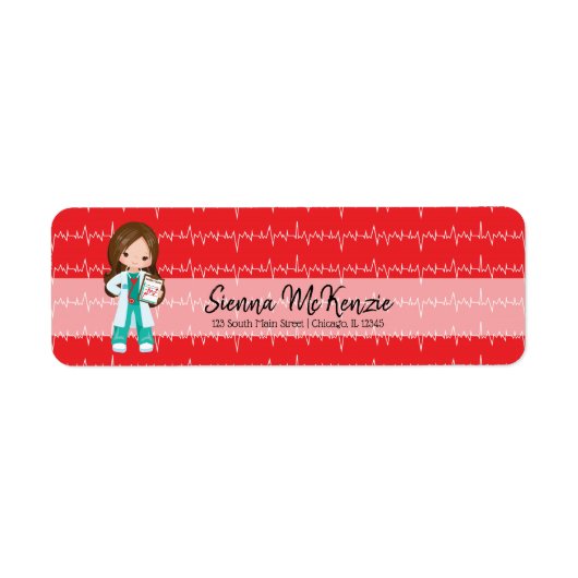 Kinder dokter etiket (Voorkant)