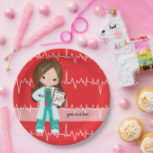 Kinder dokter papieren bordje (Feest)