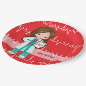 Kinder dokter papieren bordje (Gekanteld)