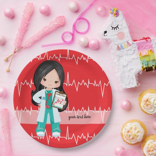 Kinder dokter papieren bordje (Feest)