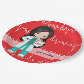 Kinder dokter papieren bordje (Gekanteld)