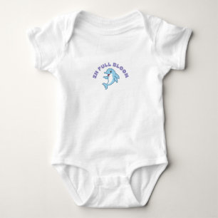 Kinder dolfijn Shirt - 'In Full Bloom' Design