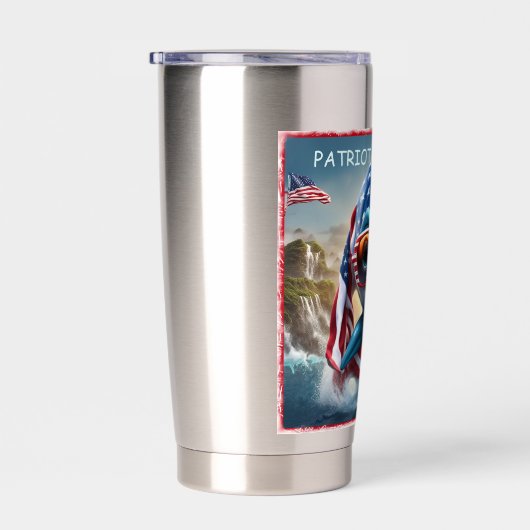 Kinder Dolfijn Splash Patriot Geïsoleerde Drinkbeker (Rechts)