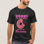 Kinder Donut verliest je prins 12e verjaardag T-shirt (Voorkant)