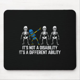 Kinder Down Syndrome Awareness Skeleton DAB niet D Muismat