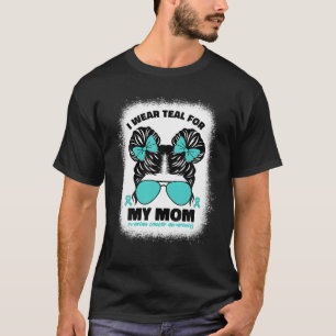 Kinder Draag meisjes ik Blauwgroen voor mijn moede T-shirt