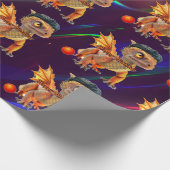 Kinder Draak Verjaardag Cadeaupapier (Hoek)