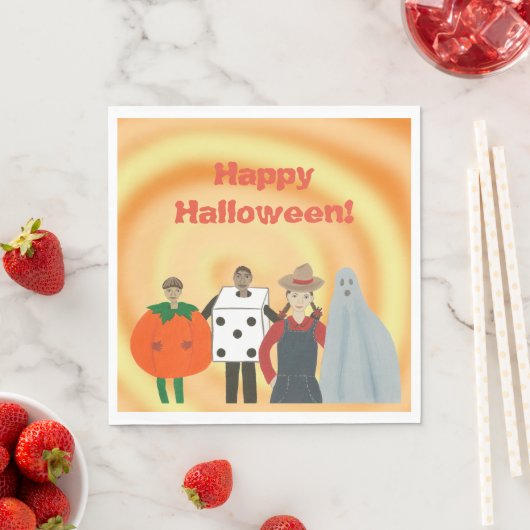 Kinder Dragen Kostuums Blended Halloween Servetten (Insitu)