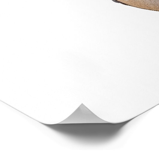 Kinder Dragon Custom Naam Monogram O Kwekerij Kame Poster (Hoek)