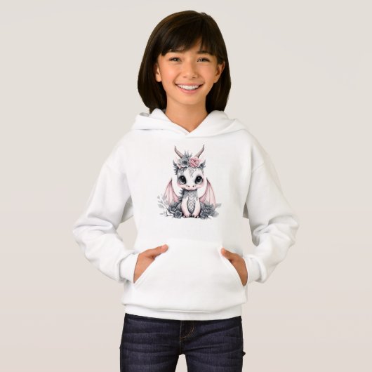 Kinder Dragon Hooded Sweatshirt (Voorkant volledig)