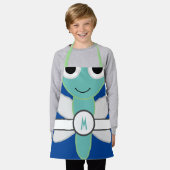 Kinder dragonfly Apron Schort (Gedragen)