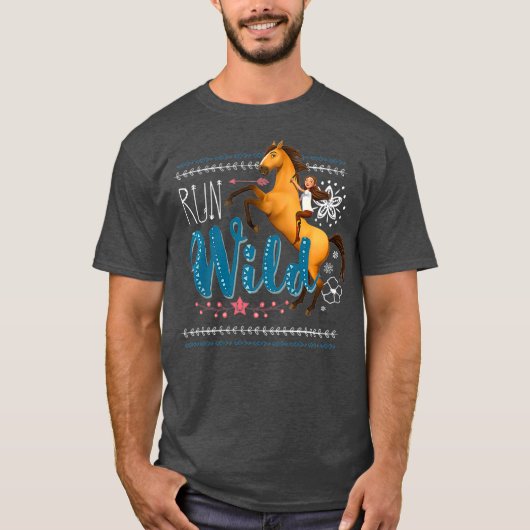 Kinder DreamWorks Spirit Riding Free Run Wild T-shirt (Voorkant)
