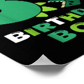 Kinder Drie Rex Verjaardag Jongen 3e Verjaardag Di Poster (Hoek)