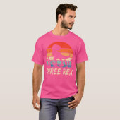 Kinder driemaal driedaags Shirt Dinosaur 3 (Voorkant volledig)