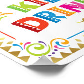 KINDER DRINKEN Ondertekening Fiesta-partij afdrukk Poster (Hoek)