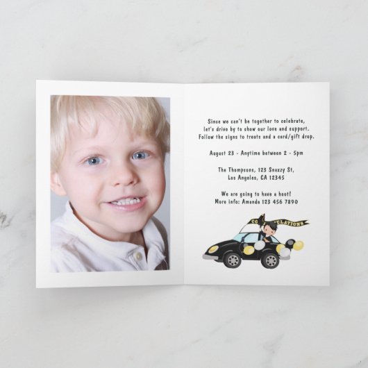 Kinder drive by Boy Gradution Party foto (Binnen)