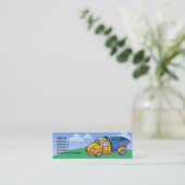Kinder dummyprofielkaarten mini visitekaartje (Staand voorkant)