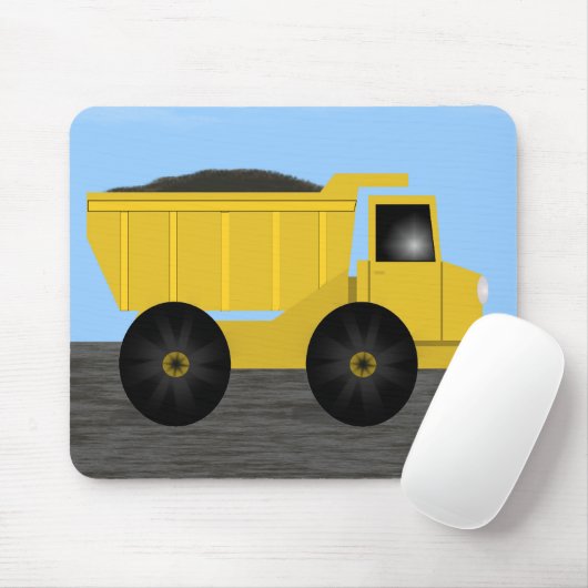 Kinder dumptruckmousepad muismat (Met muis)
