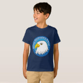 Kinder Eagle Shirt (donker) (Voorkant volledig)