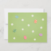 Kinder Easter Egg Hunt Uitnodigingen (Achterkant)