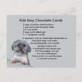 Kinder Easy Chocolate Snoep Recipe Briefkaart