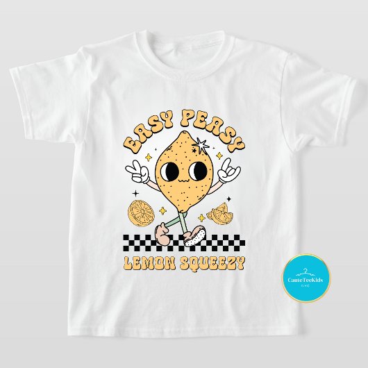 Kinder Easy Peasy Lemon Squeezy Retro T-shirt