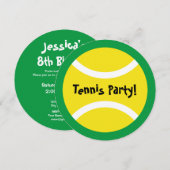 Kinder editie Birthday party uitnodigingen (Voorkant / Achterkant)