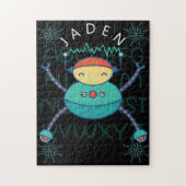 Kinder Educatieve ABC Alfabet Robot Snowflake Legpuzzel (Verticaal)