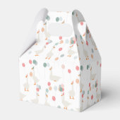 Kinder Een Gekke Gans Leuke Verjaardagsfeestje Bedankdoosjes (Achterkant)