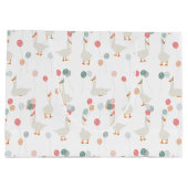 Kinder Een Gekke Gans Leuke Verjaardagsfeestje Groot Cadeauzakje (Achterkant)