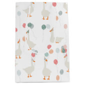 Kinder Een Gekke Gans Leuke Verjaardagsfeestje Medium Cadeauzakje (Voorkant)