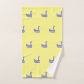 Kinder eend geel designer look bad handdoek (Handdoek)