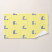 Kinder eend geel designer look bad handdoek (Handdoek)