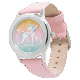 Kinder eenhoorn horloge