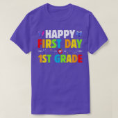 Kinder eerste dag van de eerste klas - terug naar  t-shirt (Design voorkant)