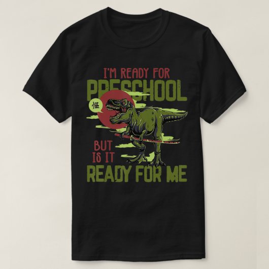 kinder eerste dag van het voorschoolse shirt voor (Design voorkant)