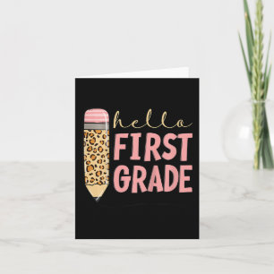 Kinder eerste dag van schoolmeisjes terug naar sch kaart