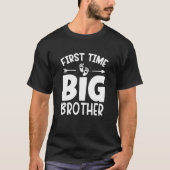 Kinder eerste keer Big Brother New Big Bro Zwanger T-shirt (Voorkant)